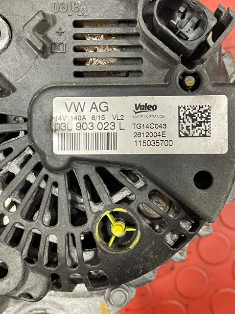 Volkswagen Golf Mk7 ALTERNATOR 1.6 2013-2020 P/N 03L903023L