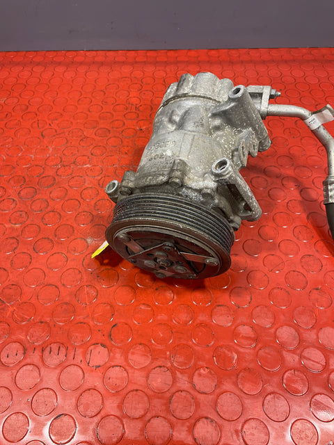 Citroen Berlingo/Peugeot Partner AIR CONDITIONING PUMP W/ HOSE (2Pin) 2011-2018 P/N 9678656080