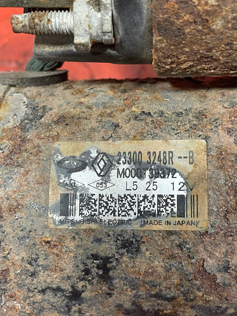 Vauxhall Vivaro/Renault Trafic STARTER MOTOR 2017 P/N 233003248R - 3