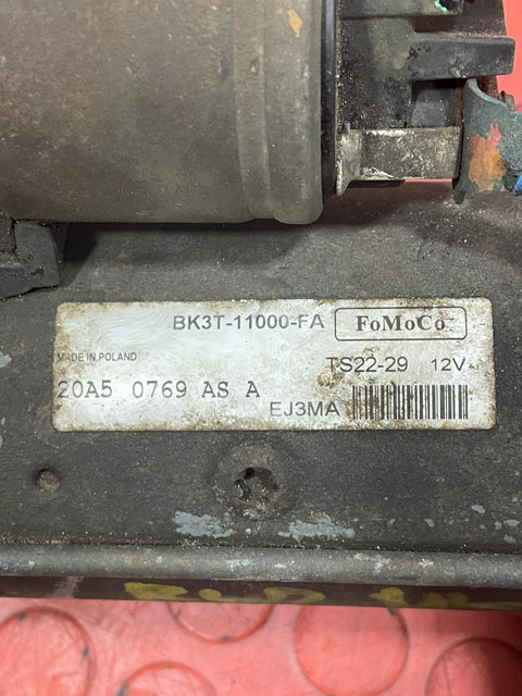 Ford Transit Custom Mk8 STARTER MOTOR 2.2 TDCi 2013-2023 P/N BK3T11000FA - 1