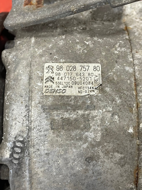 Citroen Berlingo/Peugeot Partner AIR-CON PUMP (2Pins) 2008-2016 P/N 9802875780