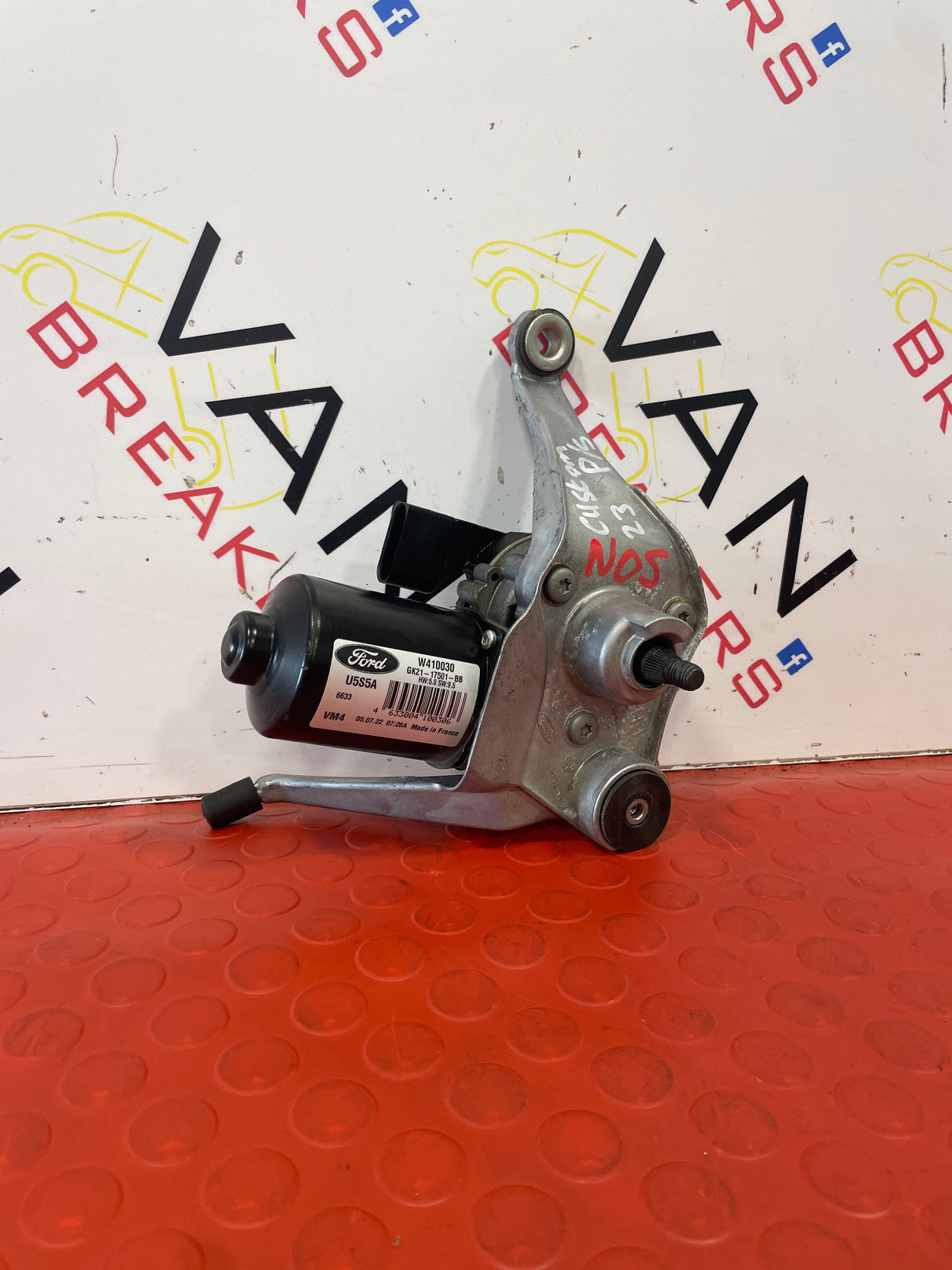 Ford Transit Tourneo Custom FRONT WIPER MOTOR PASSENGER SIDE 4PIN N/S 2013-2018 P/N GK2117501BB