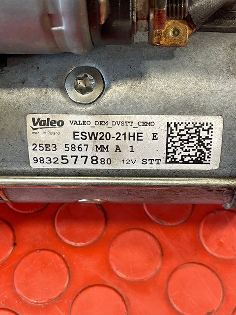 Vauxhall Vivaro/Citroen Dispatch/Peugeot Expert/Toyota Proace/Fiat Scudo 1.5 STARTER MOTOR 2019-2024 P/N 9832577880 - 6