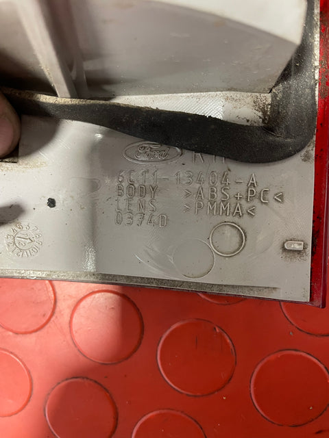 Ford Transit Mk7 N/S DRIVERS SIDE TAILLIGHT (W/O INSERT/BULB HOLDER) 2006-2013 P/N 6C1113404A