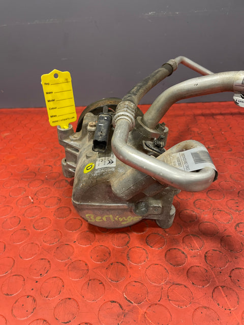 Citroen Berlingo/Peugeot Partner/Vauxhall Combo/Toyota Proace City AIR CONDITIONING PUMP 1.5 With Hoses 2 PIN 2019/2024 P/N 9810349980 - 11