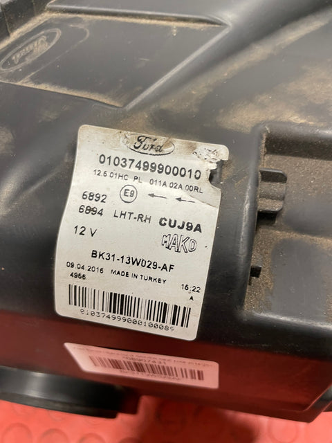 Ford Transit HEADLIGHT ASSEMBLY Driver's Side MK8 2014-2018 P/N BK3113W029AF - 4