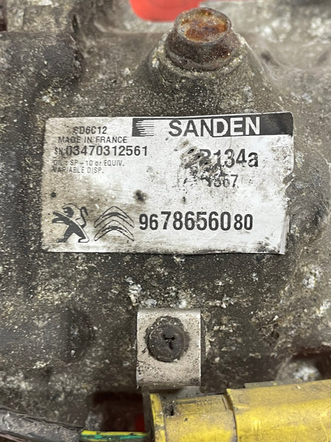 Citroen Berlingo/Peugeot Partner AIR CONDITIONING PUMP (2Pins) 2011-2018 P/N 9678656080 - 13