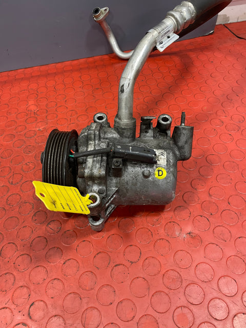 Citroen Berlingo/Peugeot Partner/Vauxhall Combo/Toyota Proace City AIR CONDITIONING PUMP 1.5 2 PIN With Hoses 2019-2024 P/N 9810349980 - 7