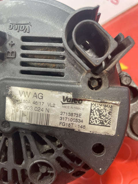 Volkswagen Crafter ALTERNATOR 2006-2016 2.0L P/N 03L903024N