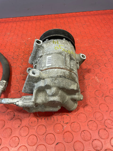 Citroen Berlingo/Peugeot Partner AIR CONDITIONING PUMP (2Pin) With Hoses 2008-2016 P/N 9802875780 - 10