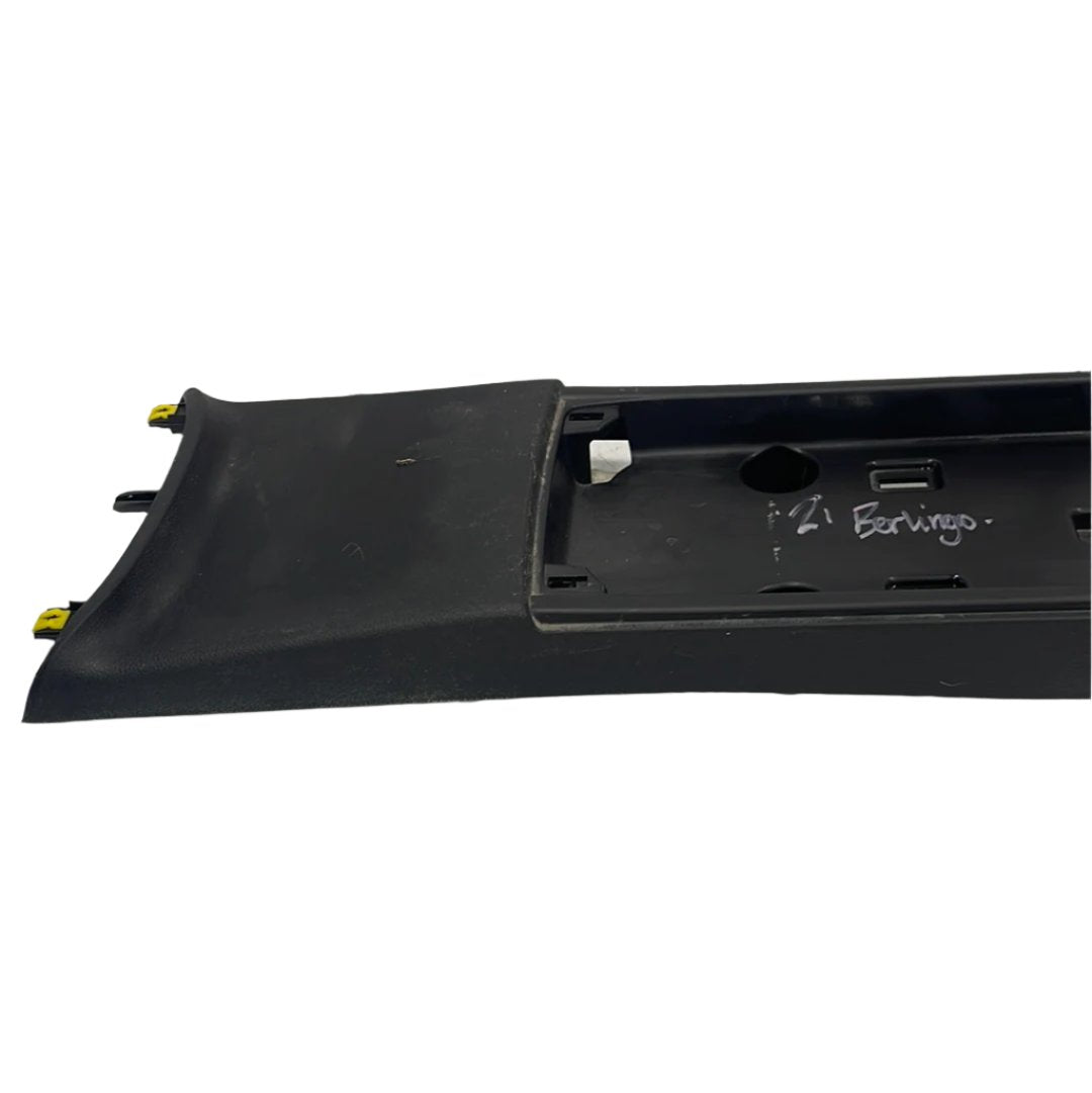 Citroen Berlingo/Peugeot Partner/Vauxhall Combo/Toyota Proace City CENTER CONSOLE PANEL (w/o top lid) 2019-2024 P/N 9820969980