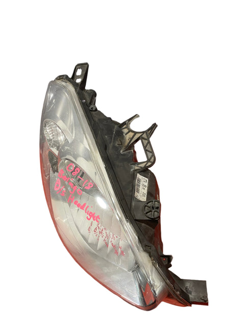 Peugeot Bipper/Citroen Nemo PASSENGER SIDE HEADLIGHT 2013(Broken Mountings Cracked Underside) P/N 45575383 - 1
