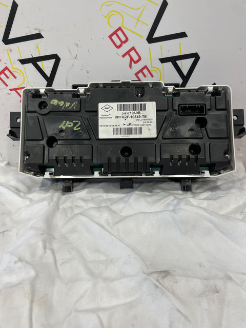 Renault Trafic/Vauxhall Vivaro DASH CLOCKS INSTRUMENT CLUSTER PANEL (DAMAGED) 2015-2019 P/N 248101069R