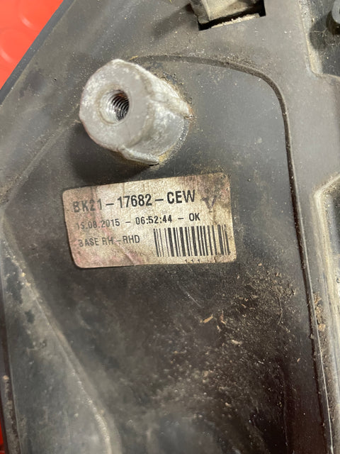 Ford Transit Custom WING MIRROR DRIVER'S SIDE RH (No Top Glass) 2013-2018 P/N BK2117682CEW - 1