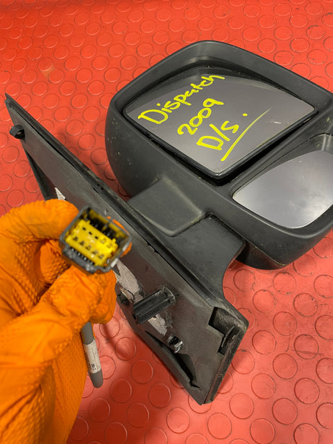 Citroen Dispatch/Peugeot Expert/Vauxhall Vivaro WING MIRROR Driver's Side O/S 2009 P/N 12473050 - 1