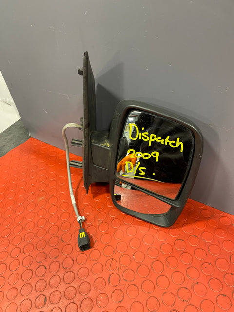 Citroen Dispatch/Peugeot Expert/Vauxhall Vivaro WING MIRROR Driver's Side O/S 2009 P/N 12473050 - 1