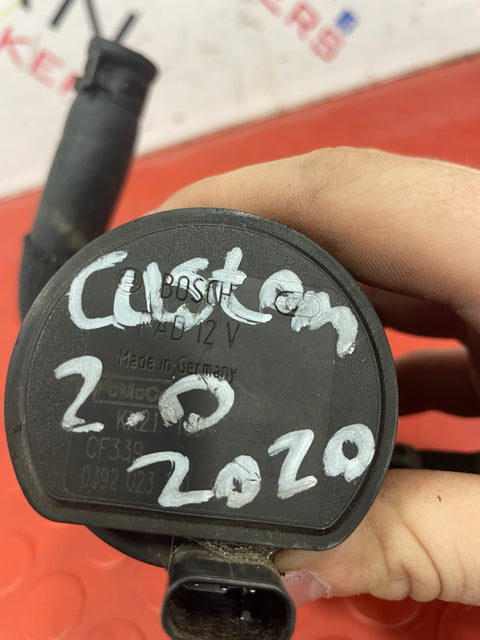 Ford Transit Custom AUXILIARY COOLANT PUMP AND PIPES 2.0 Euro 6 2019-2023 P/N KK2118D473BD