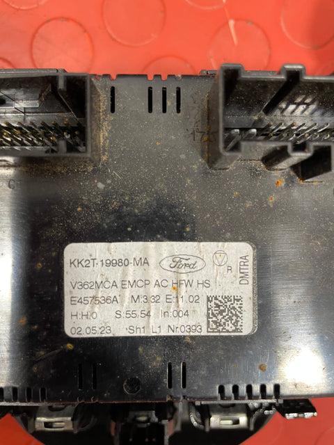 Ford Transit Custom HEATING CONTROL UNIT with AIR CONDITIONING 2022 P/N KK2T19980MA