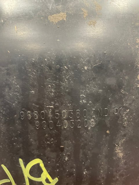 Citroen Berlingo/Peugeot Partner PASSENGER SIDE REAR WHEEL ARCH LINER 2008-2018 P/N 9680450380