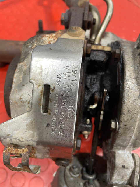 Volkswagen Golf TURBO CHARGER ASSEMBLY (3Pin/socket w/ minor snap) 2008-2013 P/N 04L971501A / GTC1244VZ