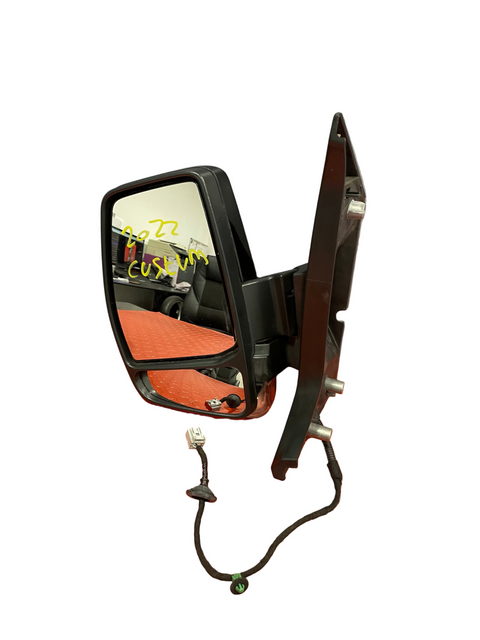 Ford Transit Custom WING MIRROR (Gloss Black / 8wire) Passenger's Side 2019-2023 P/N JK2117E715LCW