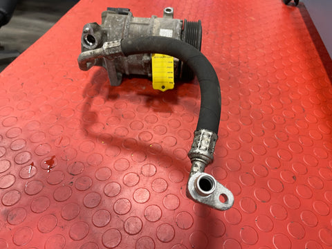 Citroen Berlingo/Peugeot Partner AIR CONDITIONING PUMP W/ HOSE (2Pins) 2008-2016 P/N 9802875780 - 1