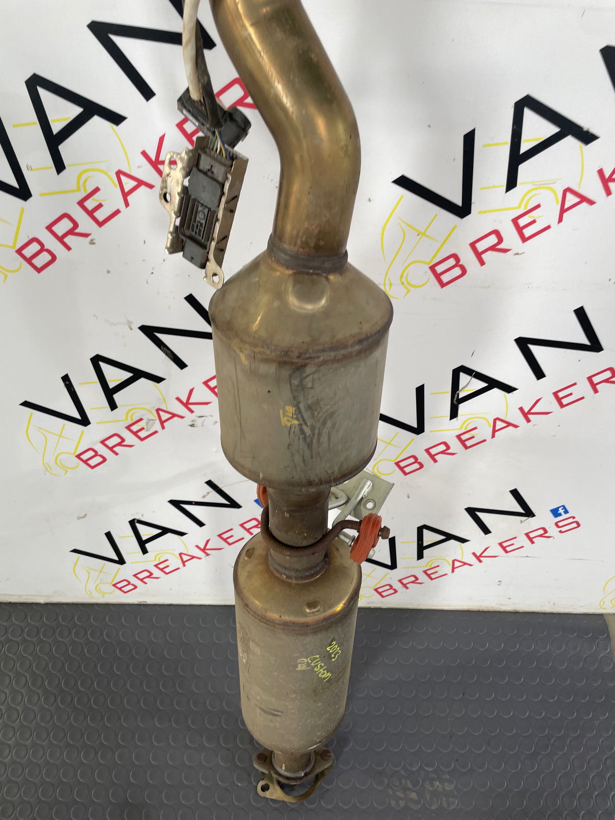 Ford Transit Custom EXHAUST WITH LAMBDA SENSOR WITH SENSORS 2019-2023 P/N 3373871