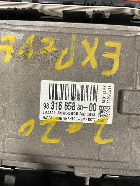 Citroen Dispatch/Peugeot Expert/Vauxhall Vivaro/Toyota Proace SAT NAV DISPLAY/SCREEEN HEAD UNIT 2016-2024 P/N 9831665880/98081732 ZD