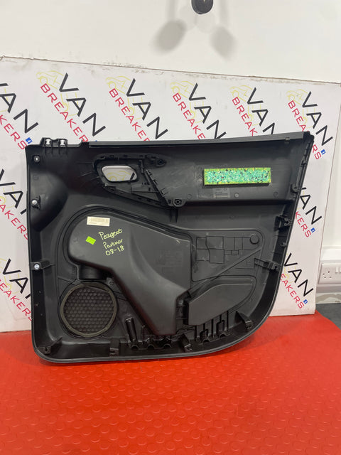 Peugeot Partner/Citroen Berlingo - PASSENGER FRONT DOOR CARD TRIM 2008-2018 P/N 9683045377