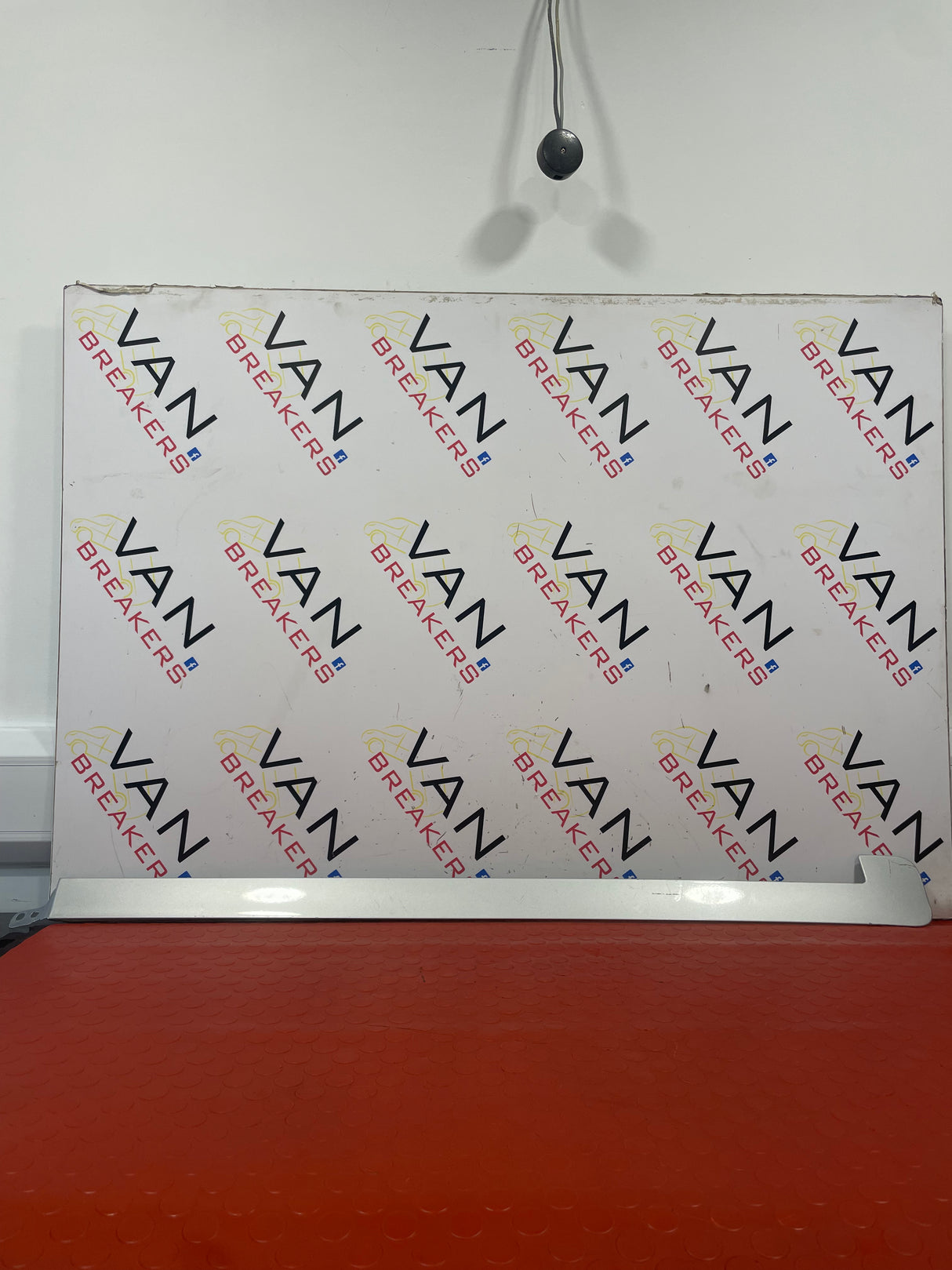 Ford Transit Custom SLIDING DOOR RAIL COVER DRIVERS SIDE 2019-2023 (Silver) 112cm long P/N JK21V250A74