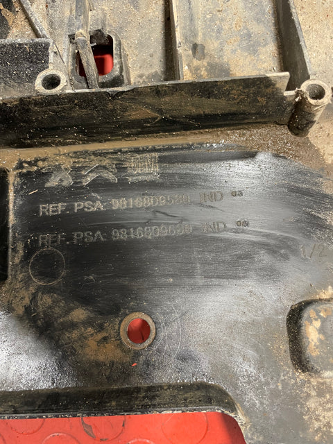 Citroen Berlingo/Peugeot Partner FRONT BUMPER DEFLECTOR (used w/ wear & tear) 2018-2024 P/N 9816809580