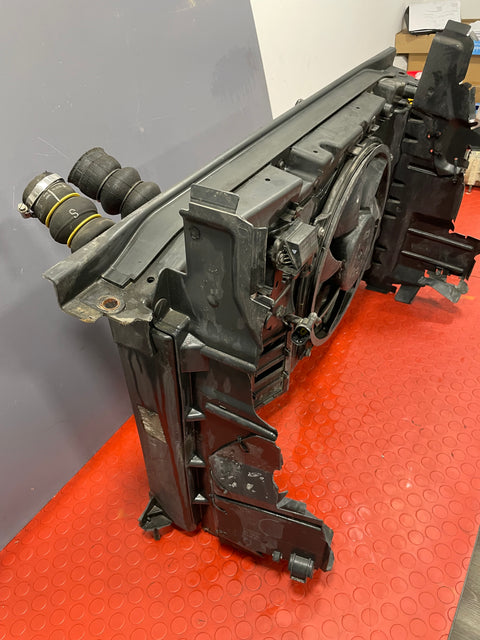 Peugeot Partner/Citroen Berlingo COMPLETE SLAM PANEL w/ RADIATOR,AC CONDENSER,FAN,RESISTOR,INTERCOOLER, & SIDE COVER MK2 1.6 HDI 2016-2018 P/N 9682720580 - 1