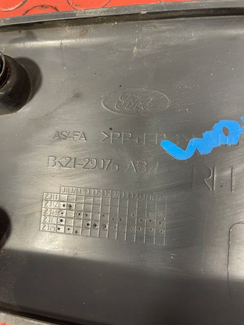 Ford Transit Custom DRIVER'S SIDE SLIDING DOOR MOULDING TRIM 2013-2016 P/N BK2129076ABW - 2