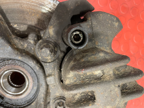 Citroen Berlingo/Peugeot Partner FRONT WHEEL HUB & BRAKE CALIPER Driver's Side 2008-2018 P/N 9670614080 / 9813759680