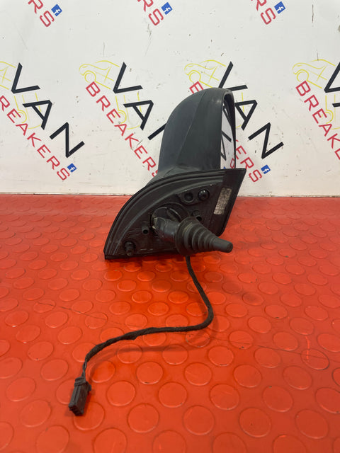 Citroen Berlingo/Peugeot Partner MANUAL WING MIRROR Driver Side RH 2013-2018 (Black) P/N 232636104 - 7