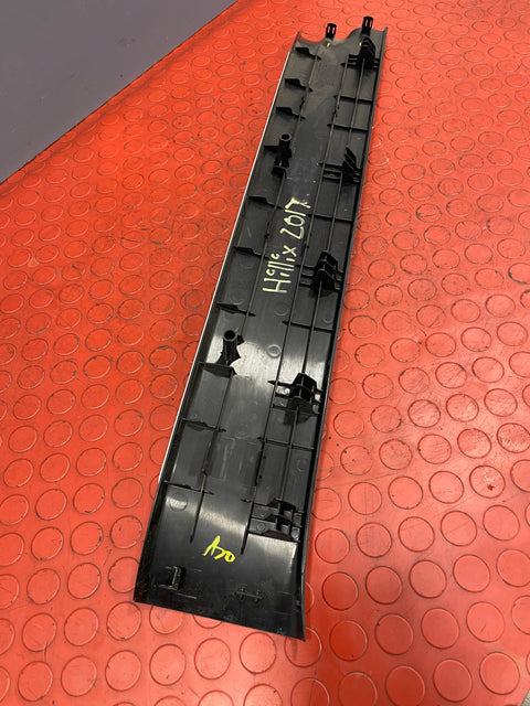 Toyota Hilux Invincible INNER CHROME THRESHOLD DOOR SILL TRIM Passenger's Side 2017 P/N 67914KK010