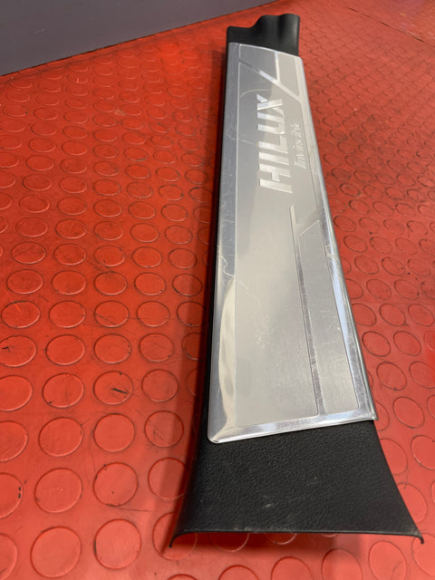 Toyota Hilux Invincible INNER CHROME THRESHOLD DOOR SILL TRIM Passenger's Side 2017 P/N 67914KK010