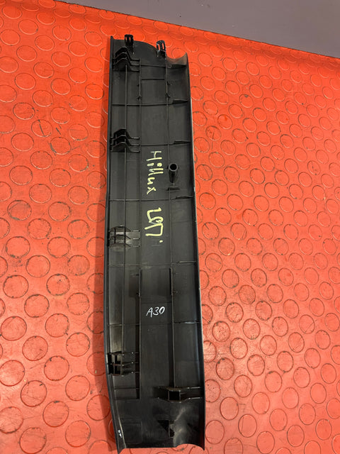 Toyota Hilux Invincible INNER CHROME THRESHOLD DOOR SILL TRIM Passenger's Side 2016-2023 P/N 67918KK010