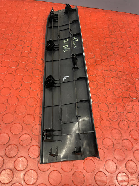 Toyota Hilux Invincible INNER CHROME THRESHOLD DOOR SILL TRIM Rear Driver's Side 2016-2023 P/N 67917KK010