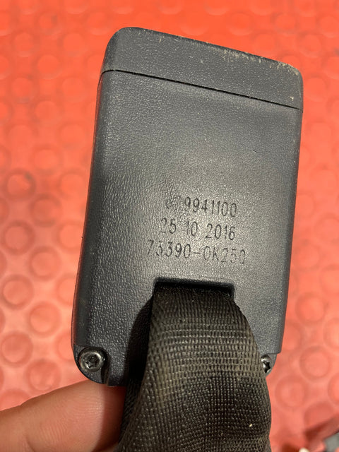 Toyota Hilux Invincible SAFETY SEAT BELT BUCKLE Back Seat 2016-2023 P/N 629926300A / 733900K250