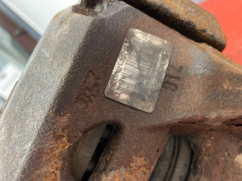 Citroen Berlingo/Peugeot Partner FRONT WHEEL HUB & BRAKE CALIPER ASSEMBLY Driver's Side 2008-2018 P/N 9670614080 - 1