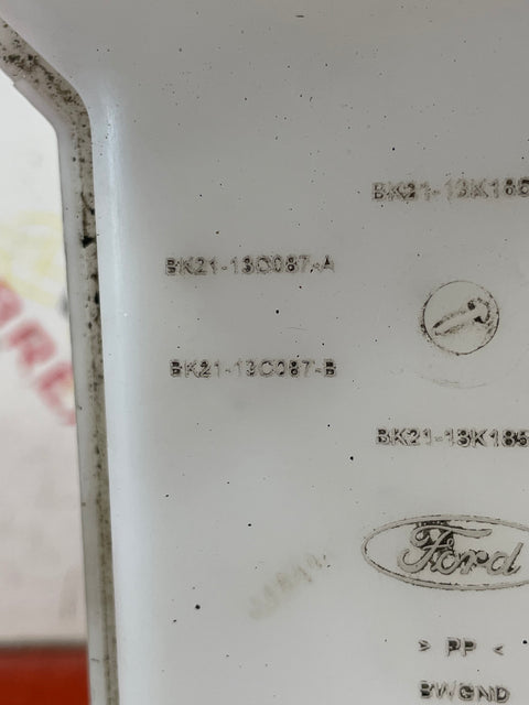 Ford Transit Mk8/Custom WINDSCREEN WASHER BOTTLE WITH FILLER PIPE (NO PUMP) P/N BK2113C087A/N