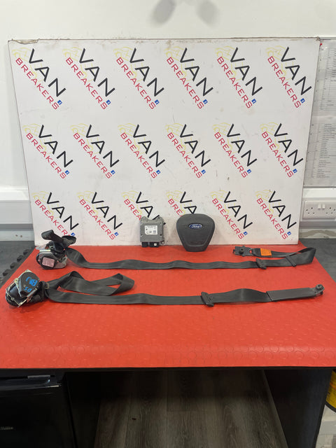 Ford Transit Custom AIR BAG KIT 2013-2018 INCLUDES RESTRAINT CONTROL MODULE, STEERING WHEEL AIR BAG, P/S SEATBELT AND D/S SEATBELT P/N BK3T14B321AD