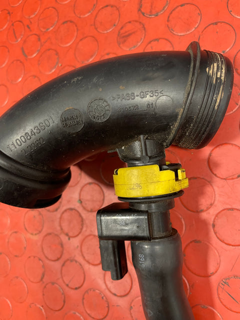 Peugeot Partner/Citroen Berlingo AIR INTAKE HOSE PIPE W/ AIR FLOW SENSOR 1.6hdi 2008-2015 P/N 9801021780 - 1