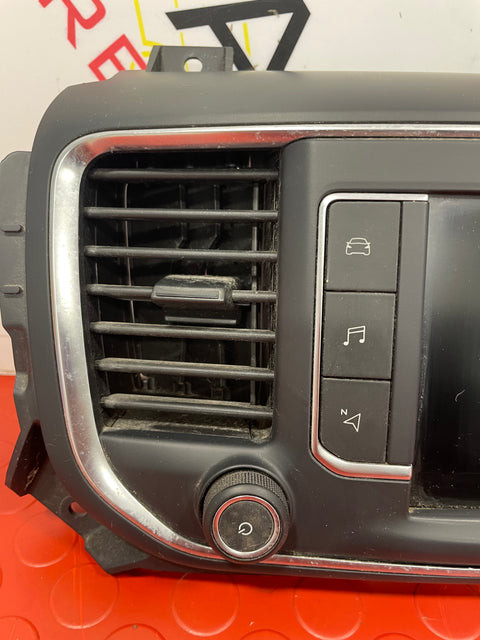 Citroen Dispatch/Peugeot Expert/Vauxhall Vivaro/Toyota Proace MULTI FUNCTION RADIO AUDIO AND SAT NAV DISPLAY WITH SURROUND AND HEAD UNIT 2016-2024 P/N 9831665880 9834032980
