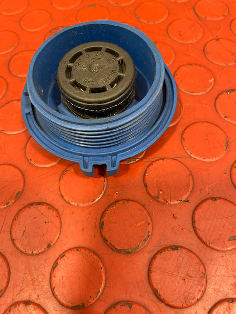 VW Audi Seat Skoda RADIATOR COOLANT EXPANSION TANK CAP (Blue) P/N 3B0121321
