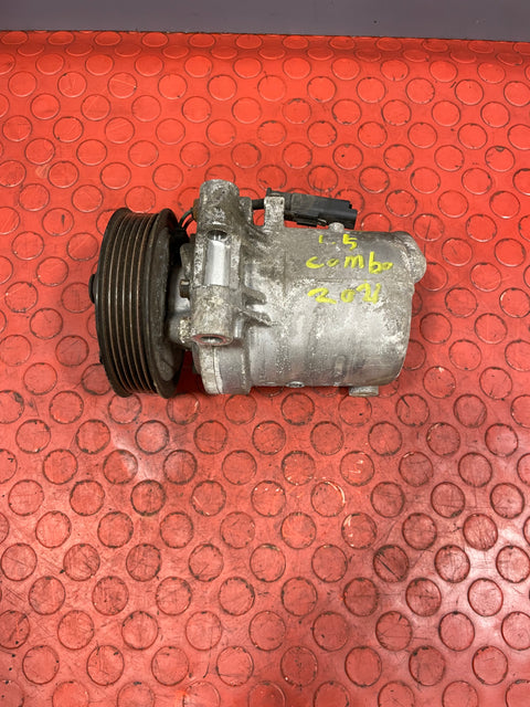 Citroen Berlingo/Peugeot Partner/Vauxhall Combo/Toyota Proace City AIR CONDITIONING PUMP 1.5 2 PIN 2019-2024 P/N 9810349980-01 - 1