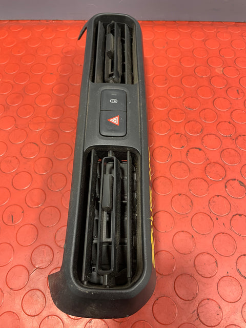 Peugeot Partner/Citroen Berlingo/Vauxhall Combo/Toyota Proace City HAZARD & DOOR LOCKING SWITCH w/ AIR VENTS 2019-2024 P/N 9817042977 / 9817043077