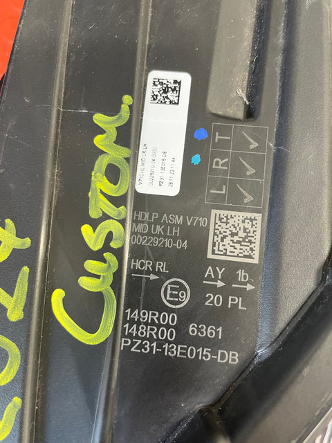 Ford Transit Custom PASSENGER's SIDE LED HEADLIGHT LH 2024 P/N PZ3113E015DB