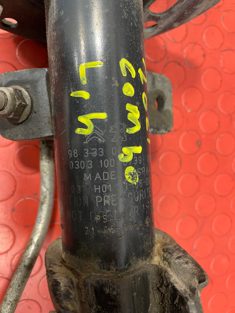 Citroen Berlingo/Peugeot Partner/Vauxhall Combo/Toyota Proace City COMPLETE FRONT STRUT/SHOCK ABSORBER (FITS BOTH SIDES) 2019-2024 P/N 9833306080 - 1